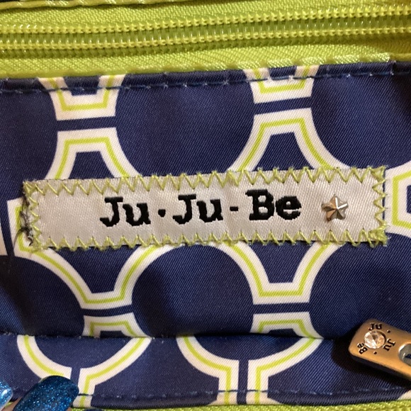 Ju-Ju-Be Be Prepared Diaper Bag Backpack Royal Envy Blue Royal Envy Green Geom - Picture 8 of 10